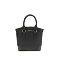 Michael Kors Black Calf Leather Bos Taurus Shoulder Bag