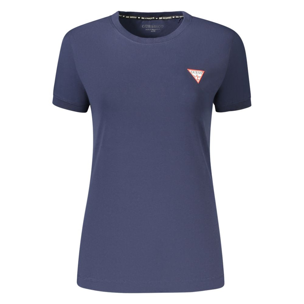 Guess Jeans Blu Cotton Women T-Shirt