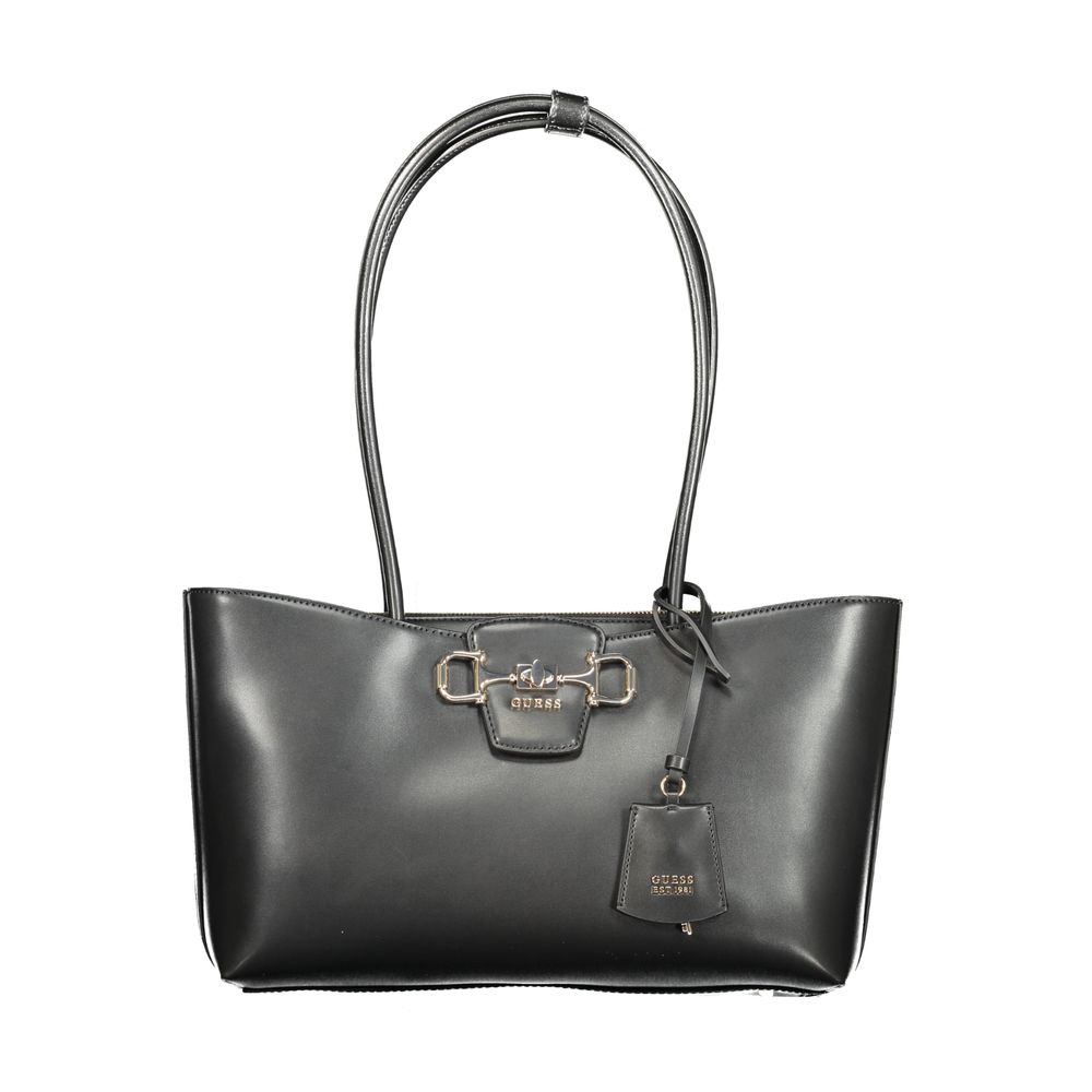 Guess Jeans Black Polyurethane Women Handbag