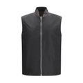 Diesel Brown Polyamide Sleveless Jacket