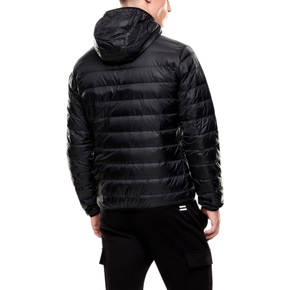EA7 Emporio Armani Bicolor Polyamide Full-Length Jacket