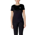 Armani Exchange Black Cotton T-Shirt