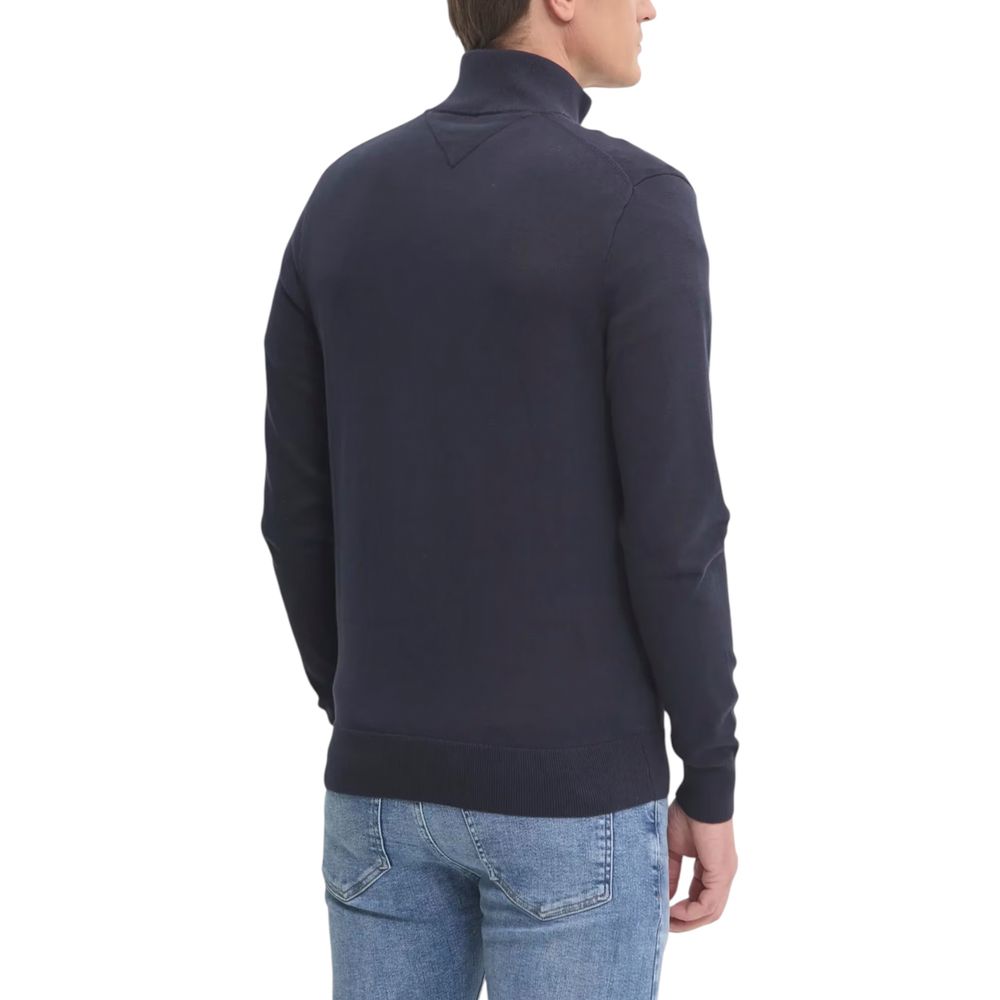 Tommy Hilfiger Blue Cotton Cardigan
