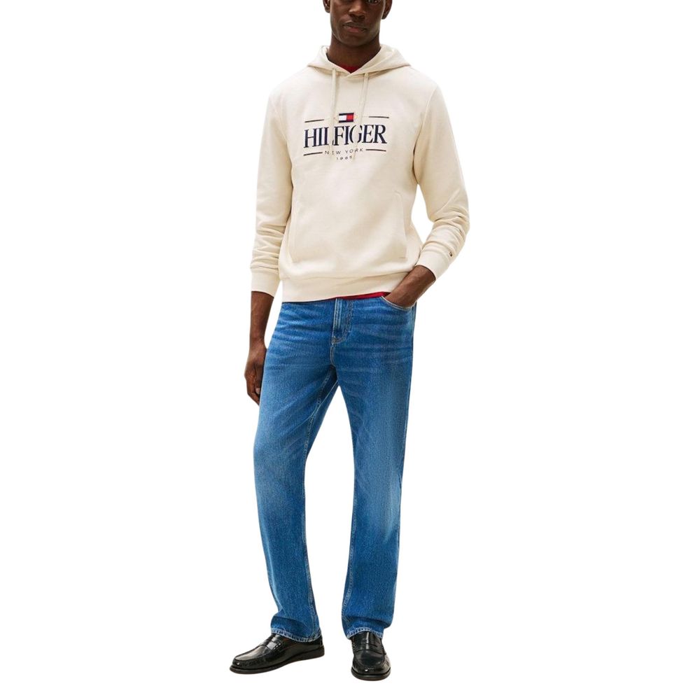 Tommy Hilfiger Beige Organic Cotton Hoodie