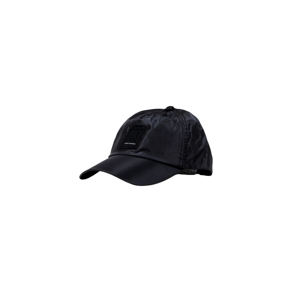 Armani Exchange Black Polyamide Cap (Baseball Hat)