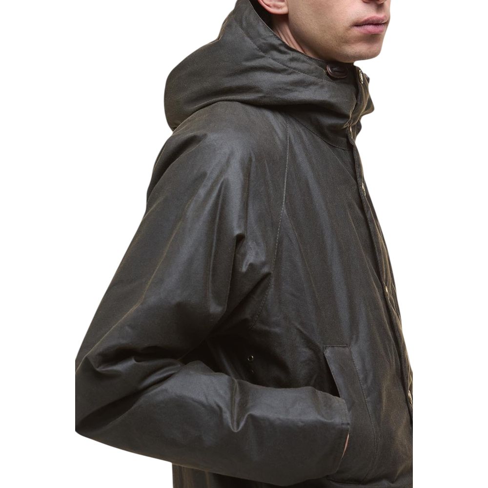 Barbour Green Cotton Parka