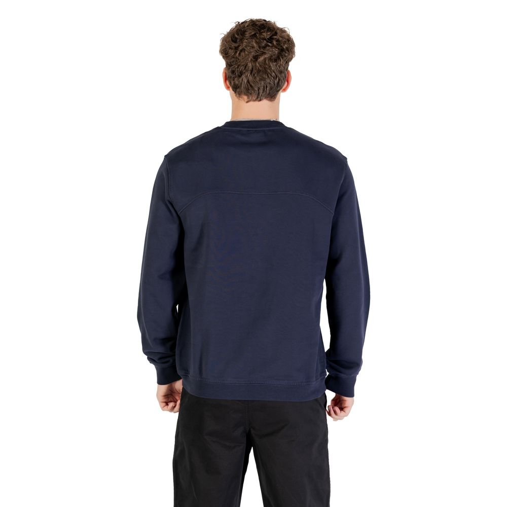 Napapijri Blue Cotton Sweatshirt