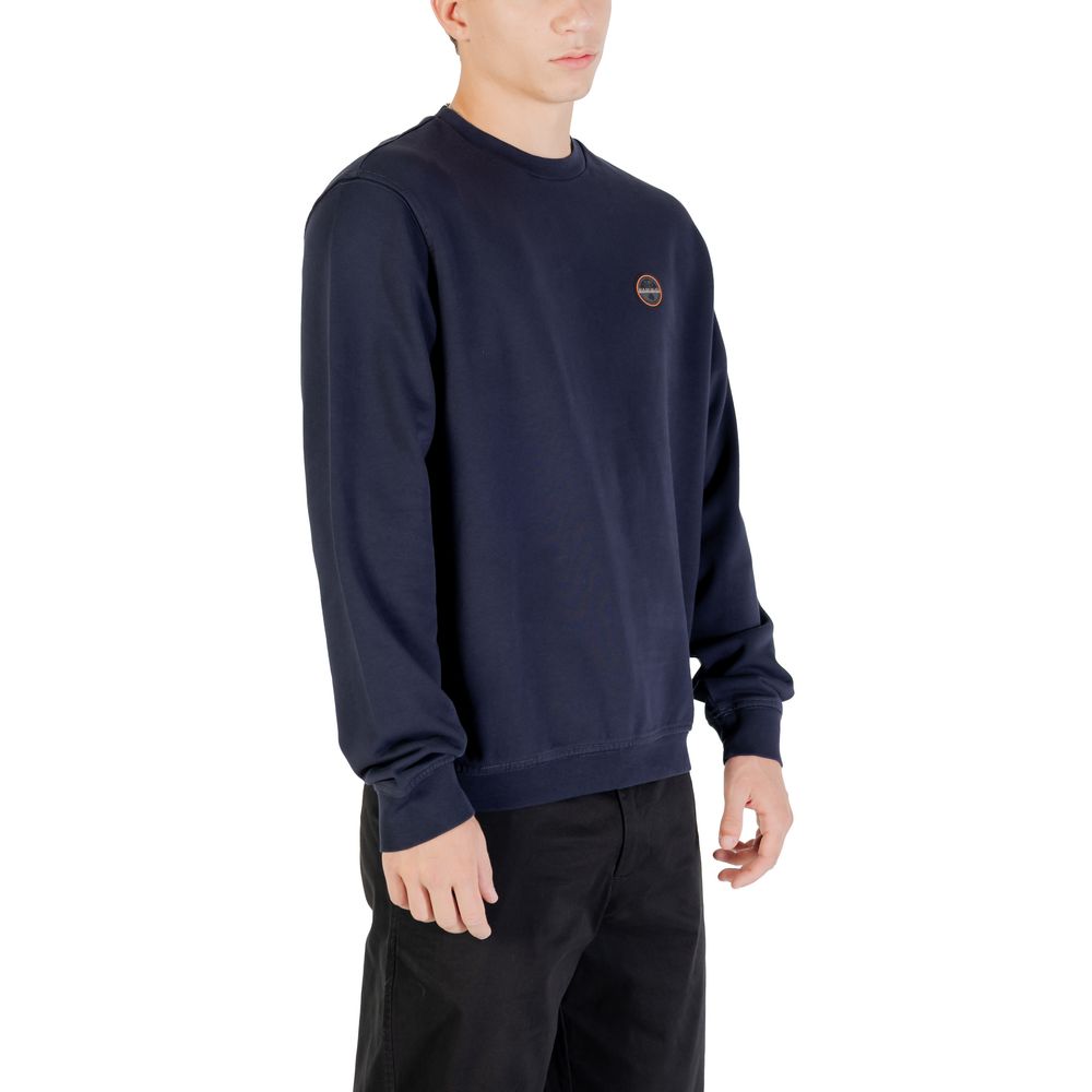 Napapijri Blue Cotton Sweatshirt