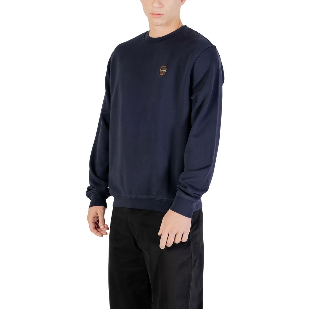 Napapijri Blue Cotton Sweatshirt