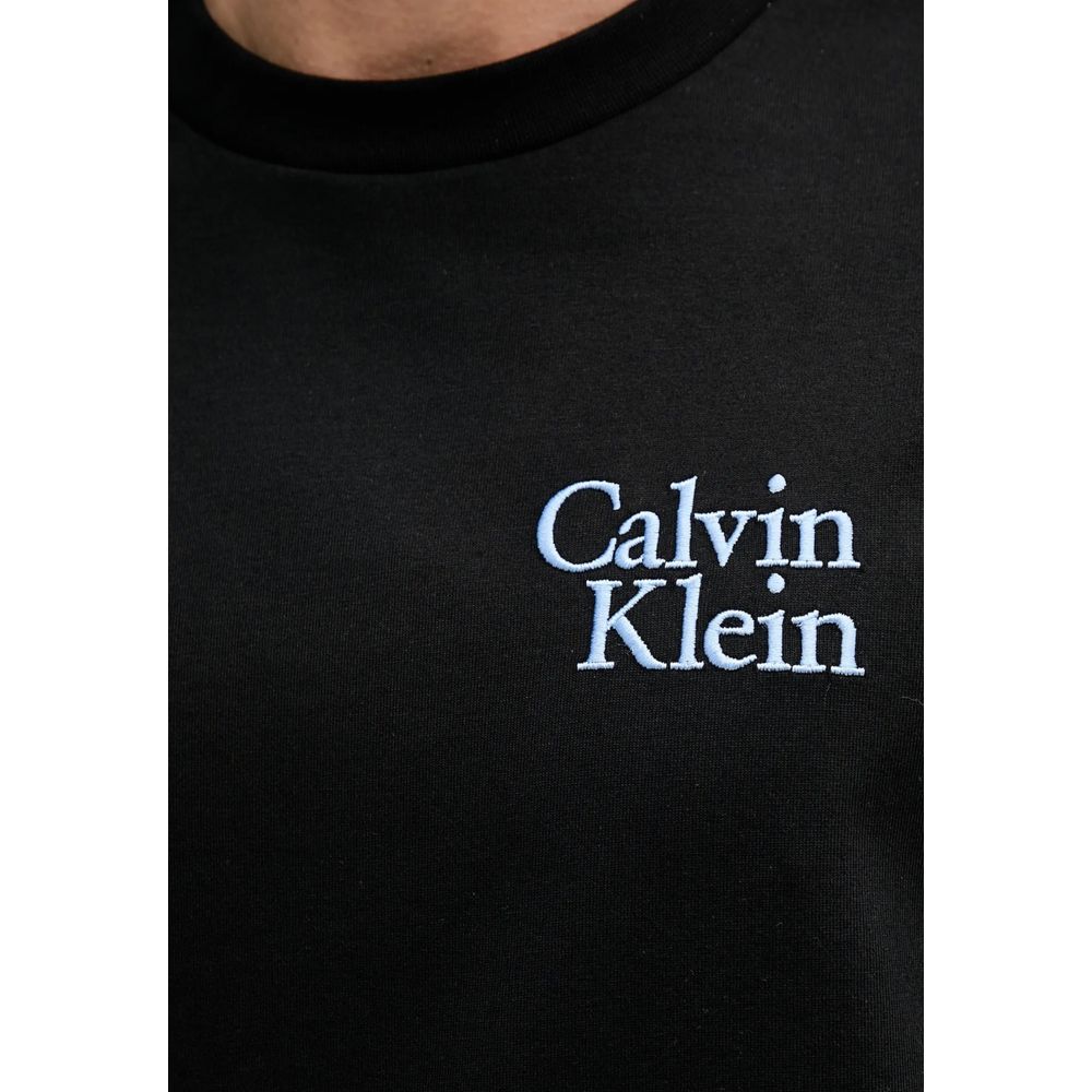 Calvin Klein Jeans Black Cotton T-Shirt