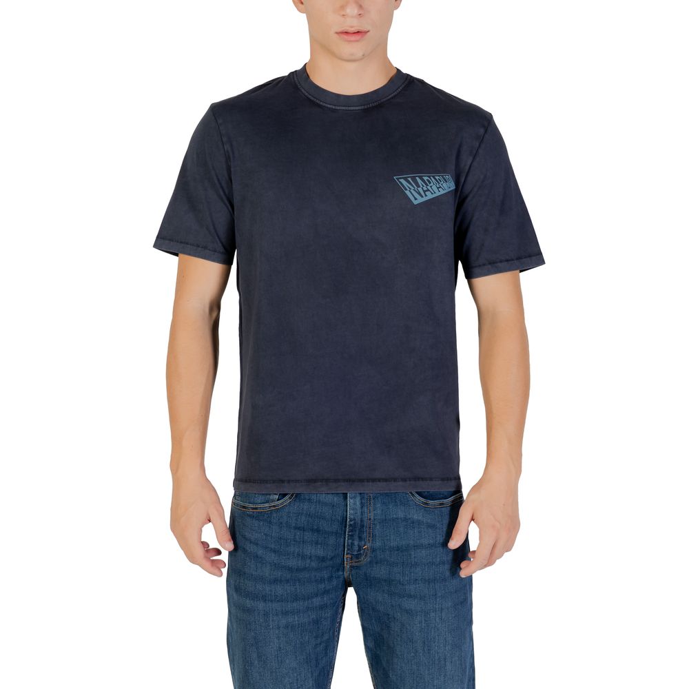 Napapijri Blue Cotton T-Shirt