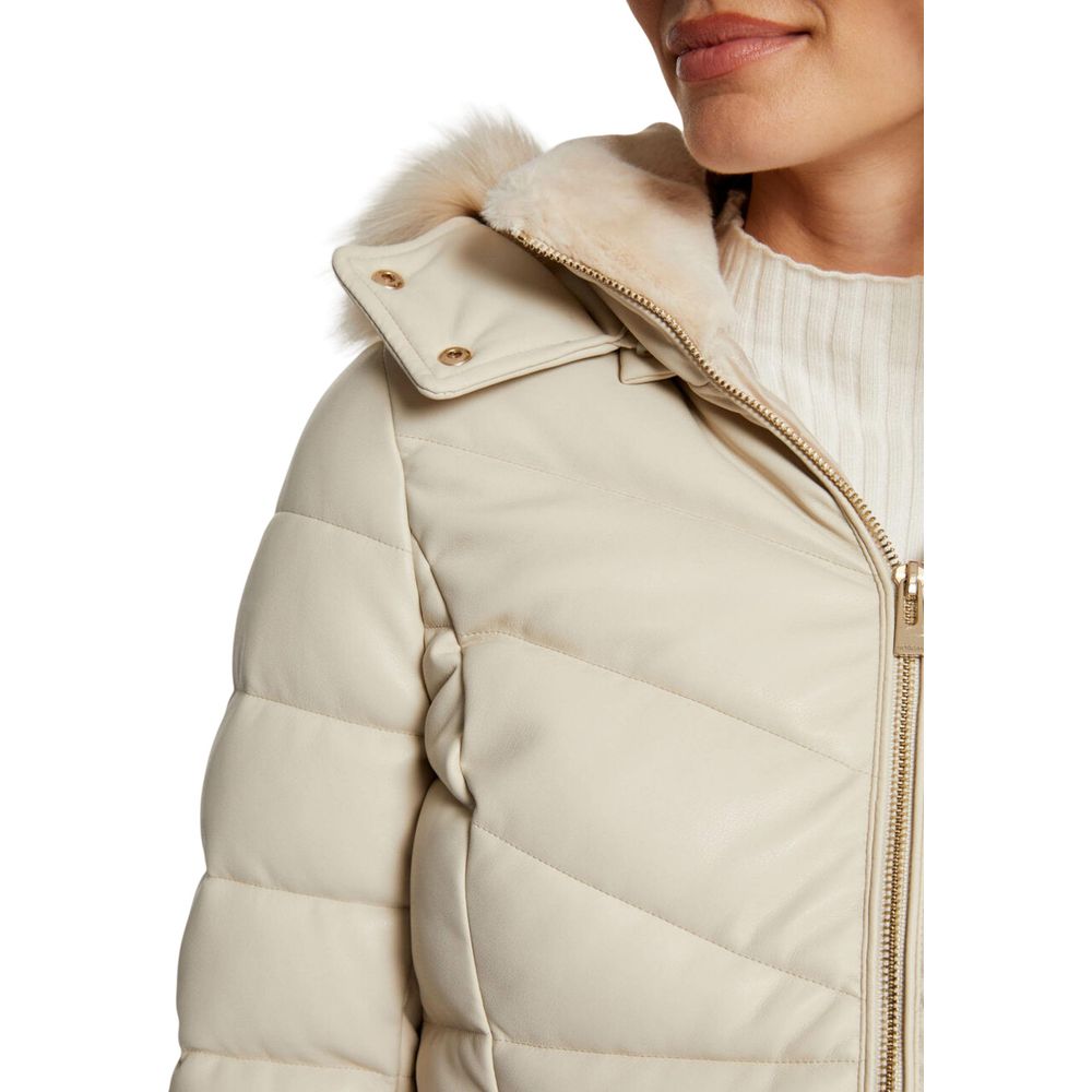 Morgan De Toi Beige Polyethylene Jackets And Coat