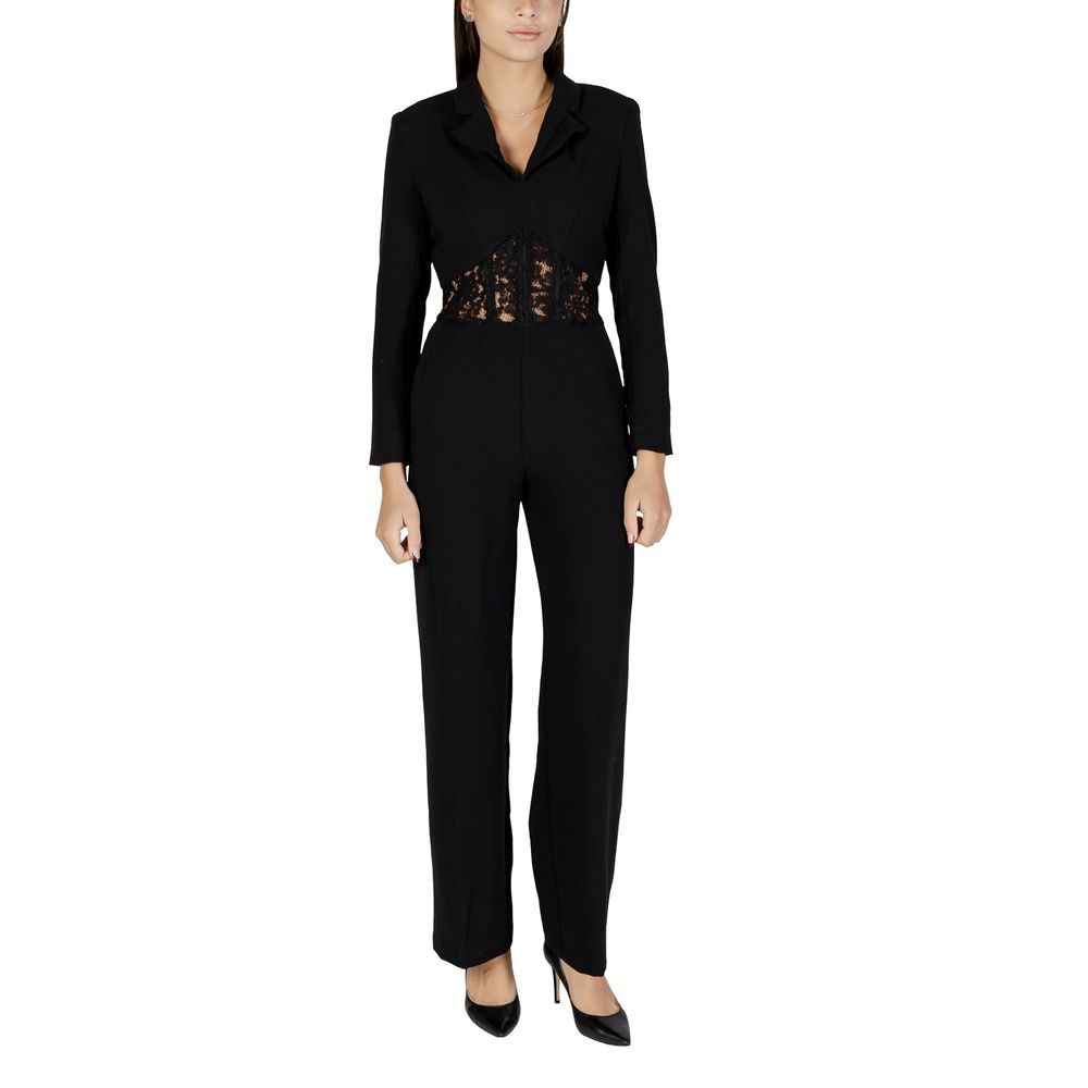 Morgan De Toi Black Polyester Jumpsuit