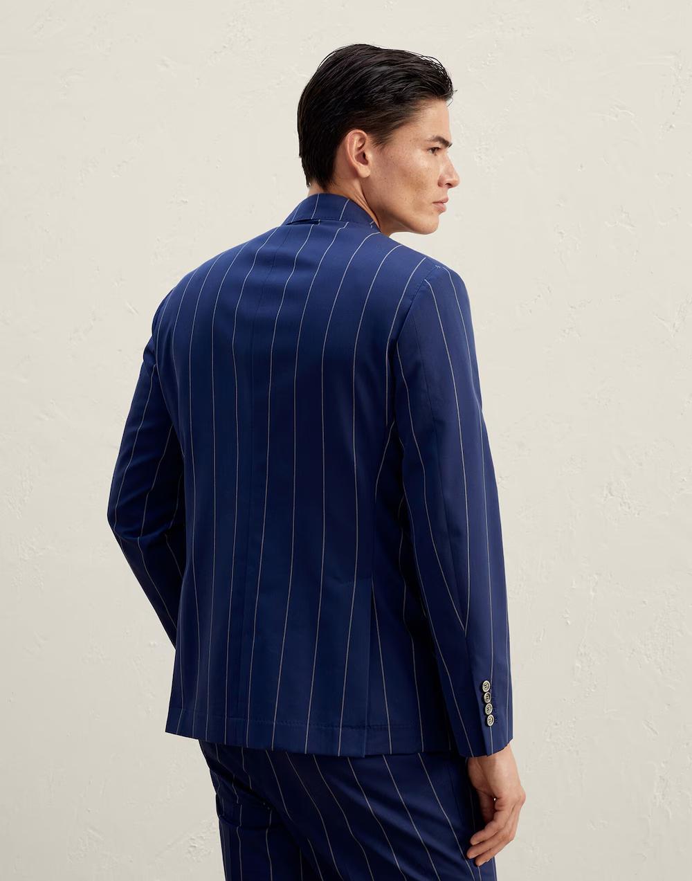 Brunello Cucinelli Bicolor Wool Blazer