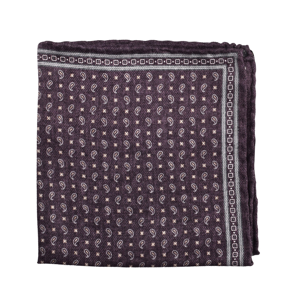 Brunello Cucinelli Bicolor Silk Pocket Square