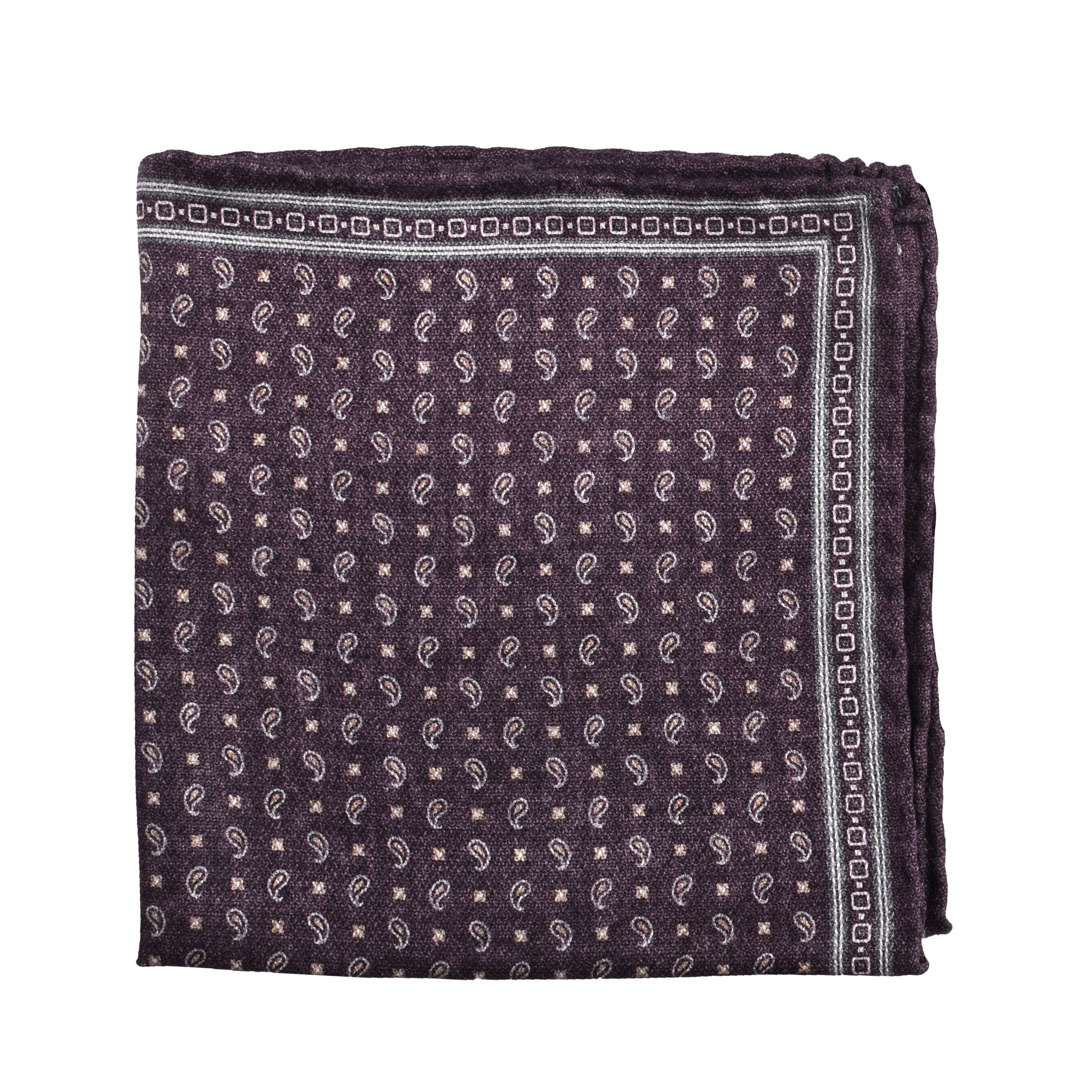 Brunello Cucinelli Bicolor Silk Pocket Square