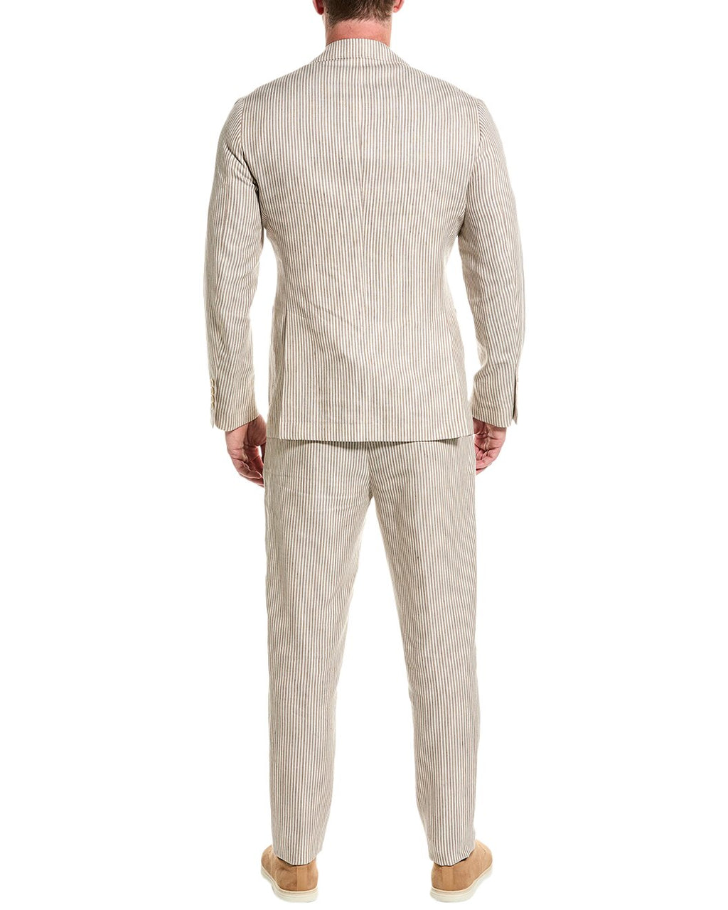 Brunello Cucinelli Brown Linen Two-Piece Suit