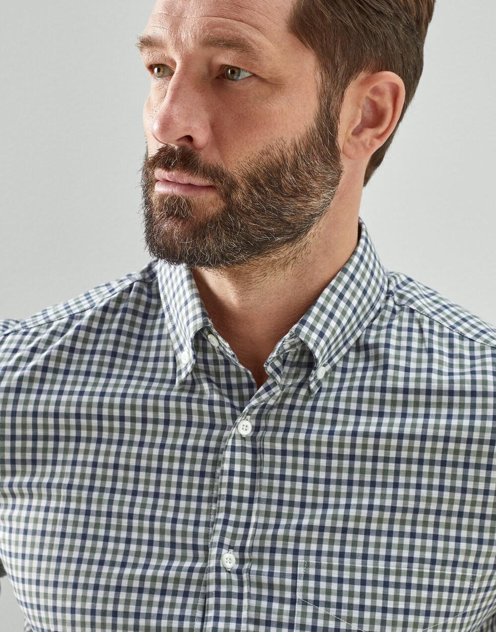 Brunello Cucinelli Multicolor Cotton Pattern Shirt