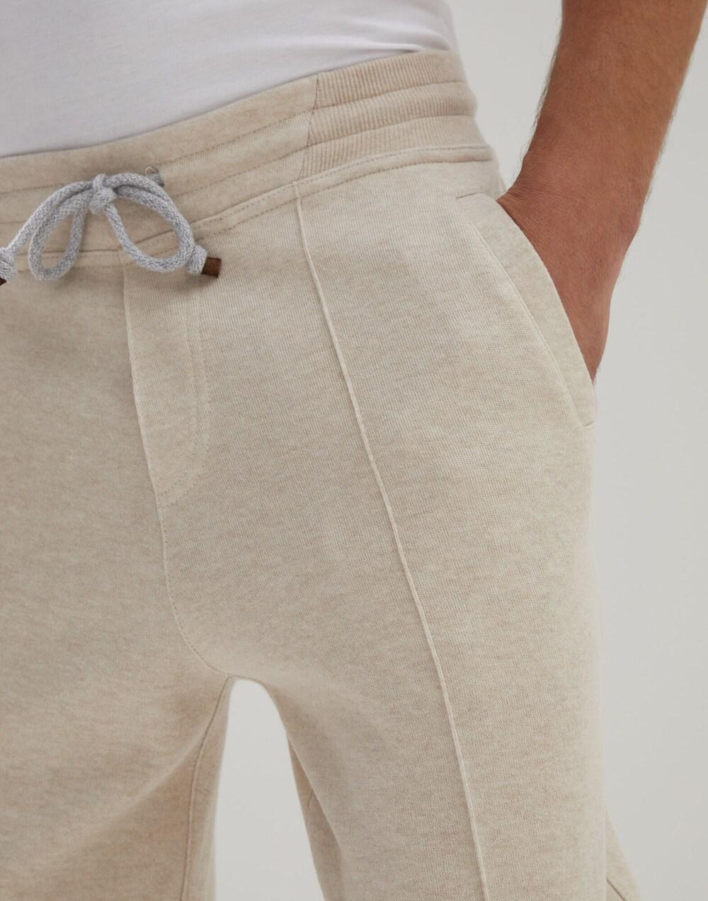 Brunello Cucinelli Beige Cashmere Joggers (Workout Pants)