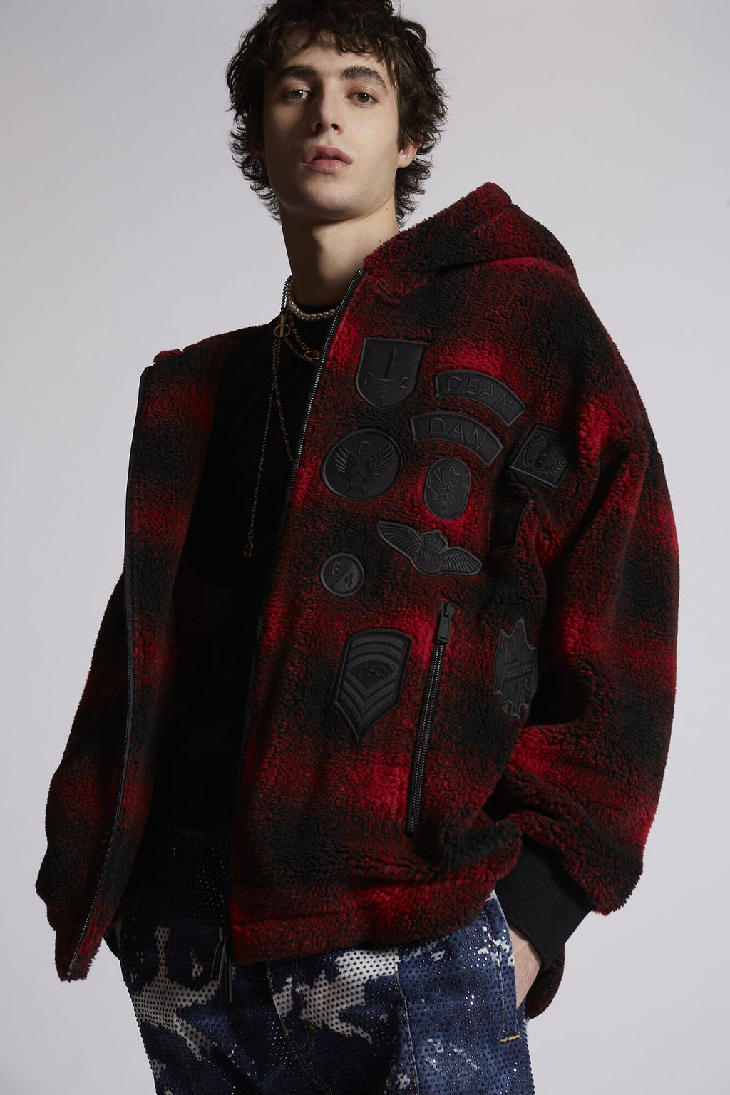 Dsquared² Bicolor Fibres Sweatshirt