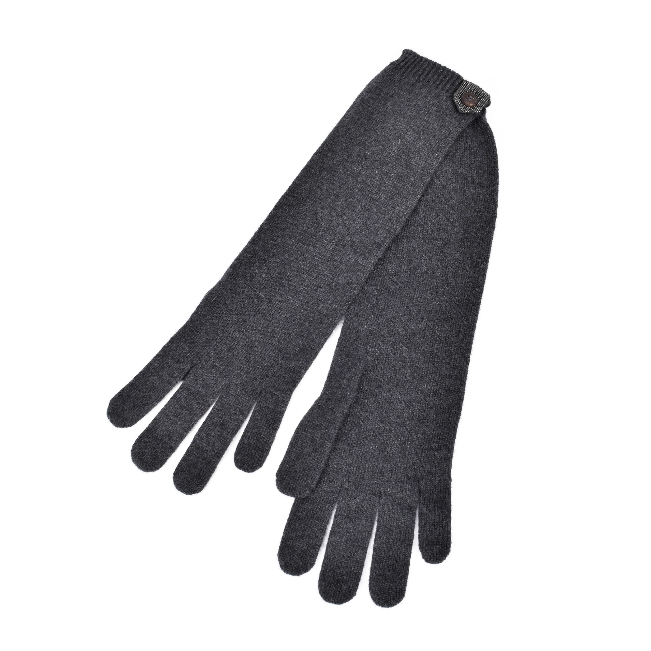 Brunello Cucinelli Black Cashmere Gloves
