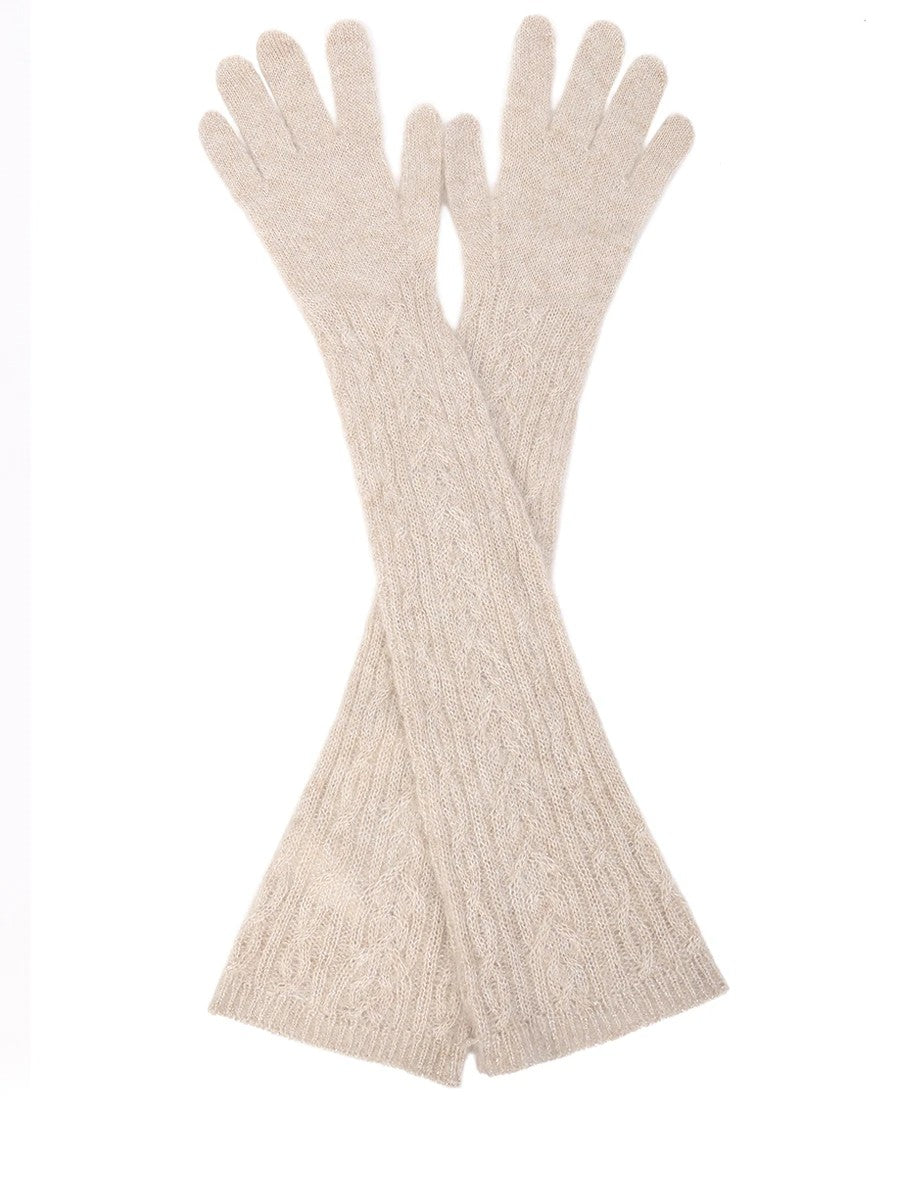 Brunello Cucinelli Natural Fabric Gloves