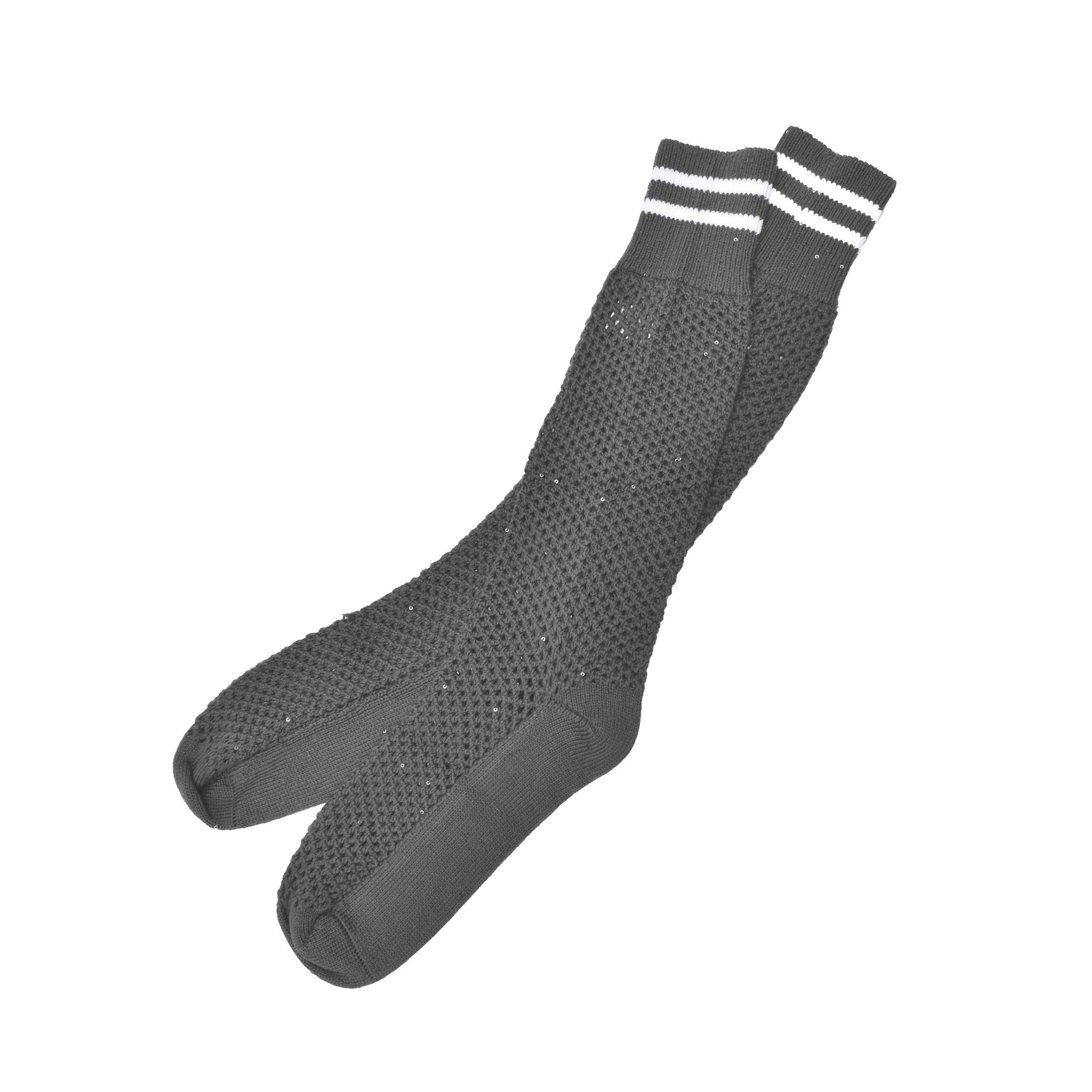 Brunello Cucinelli Bicolor Cotton Socks