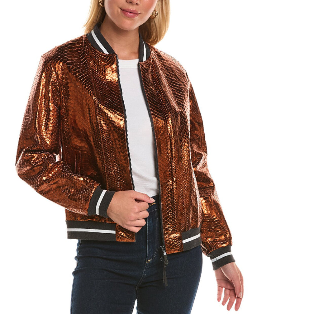 Brunello Cucinelli Brown Leather Jacket