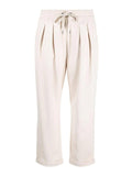 Brunello Cucinelli Beige Cotton Casual Pants