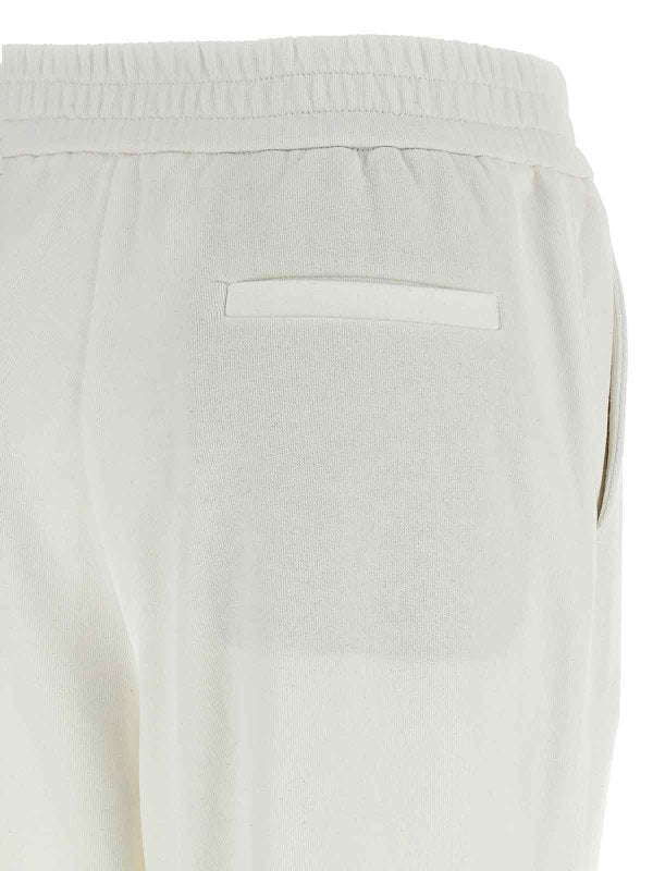 Brunello Cucinelli White Cotton Athletic Pants