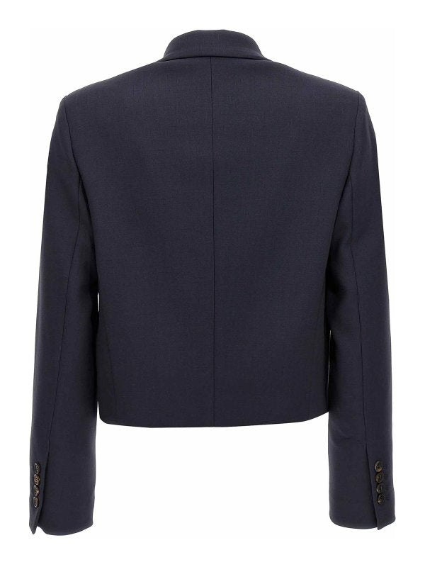 Brunello Cucinelli Blue Wool Blazer