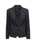 Brunello Cucinelli Gray Wool Blazer