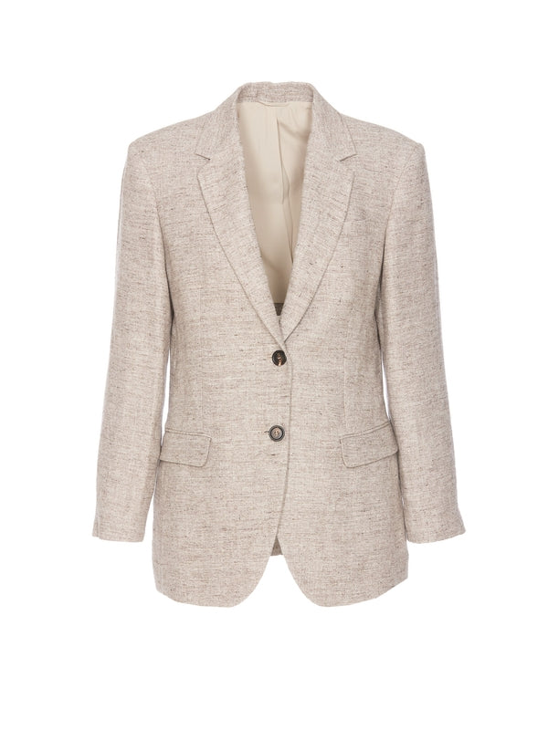 Brunello Cucinelli Brown Linen Blazer