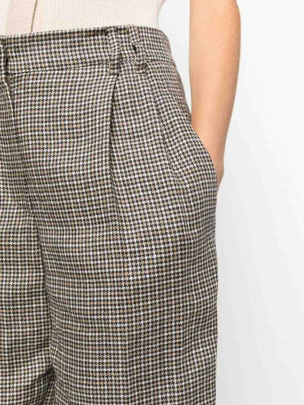 Brunello Cucinelli Beige Linen Pants