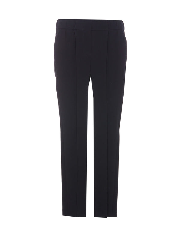Brunello Cucinelli Blue Acetate Casual Pants