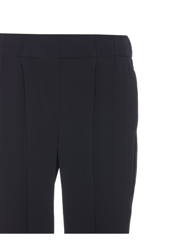 Brunello Cucinelli Blue Acetate Casual Pants