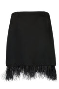 Brunello Cucinelli Black Acetate Mini Skirt