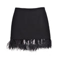 Brunello Cucinelli Black Acetate Mini Skirt