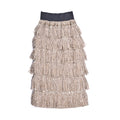 Brunello Cucinelli Beige Fabric Skirt