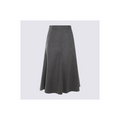Brunello Cucinelli Gray Wool Long Skirt