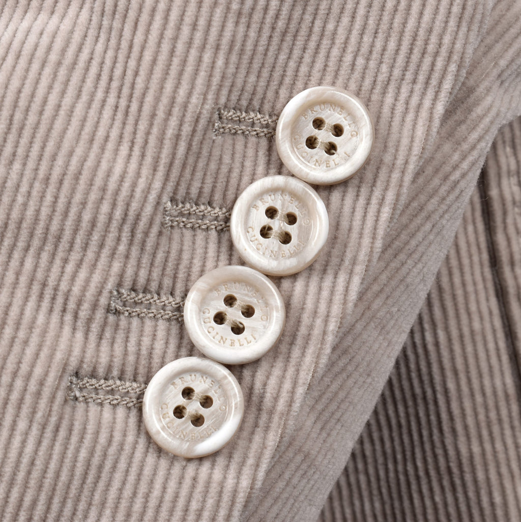 Brunello Cucinelli Beige Cotton Blazer