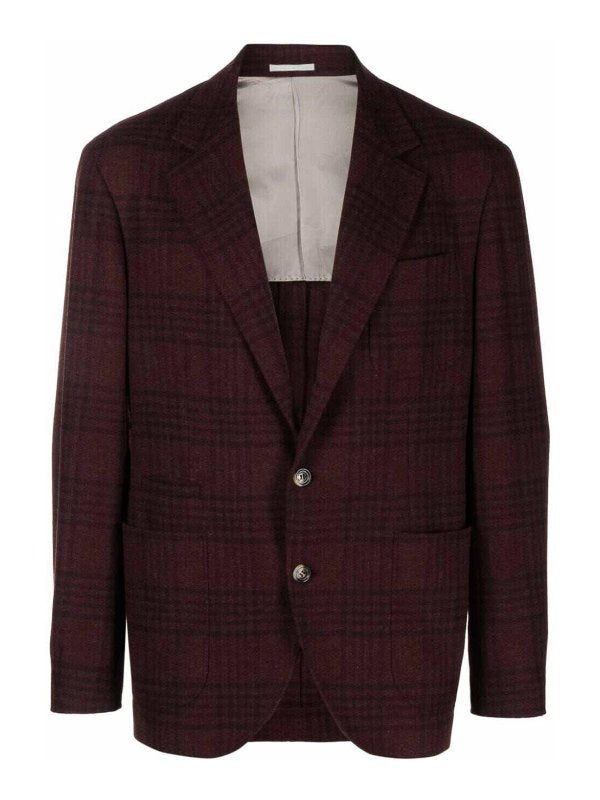 Brunello Cucinelli Multicolor Wool Blazer