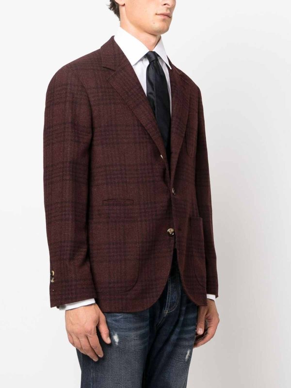 Brunello Cucinelli Multicolor Wool Blazer