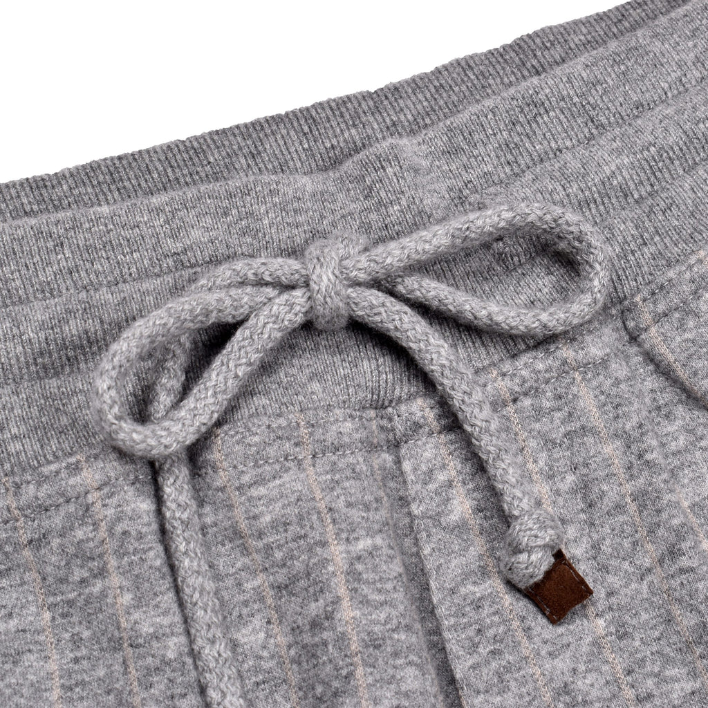 Brunello Cucinelli Gray Cashmere Joggers (Workout Pants)