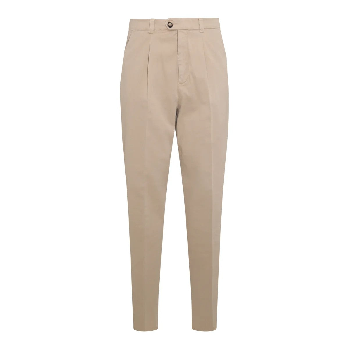 Brunello Cucinelli Brown Cotton Casual Pants