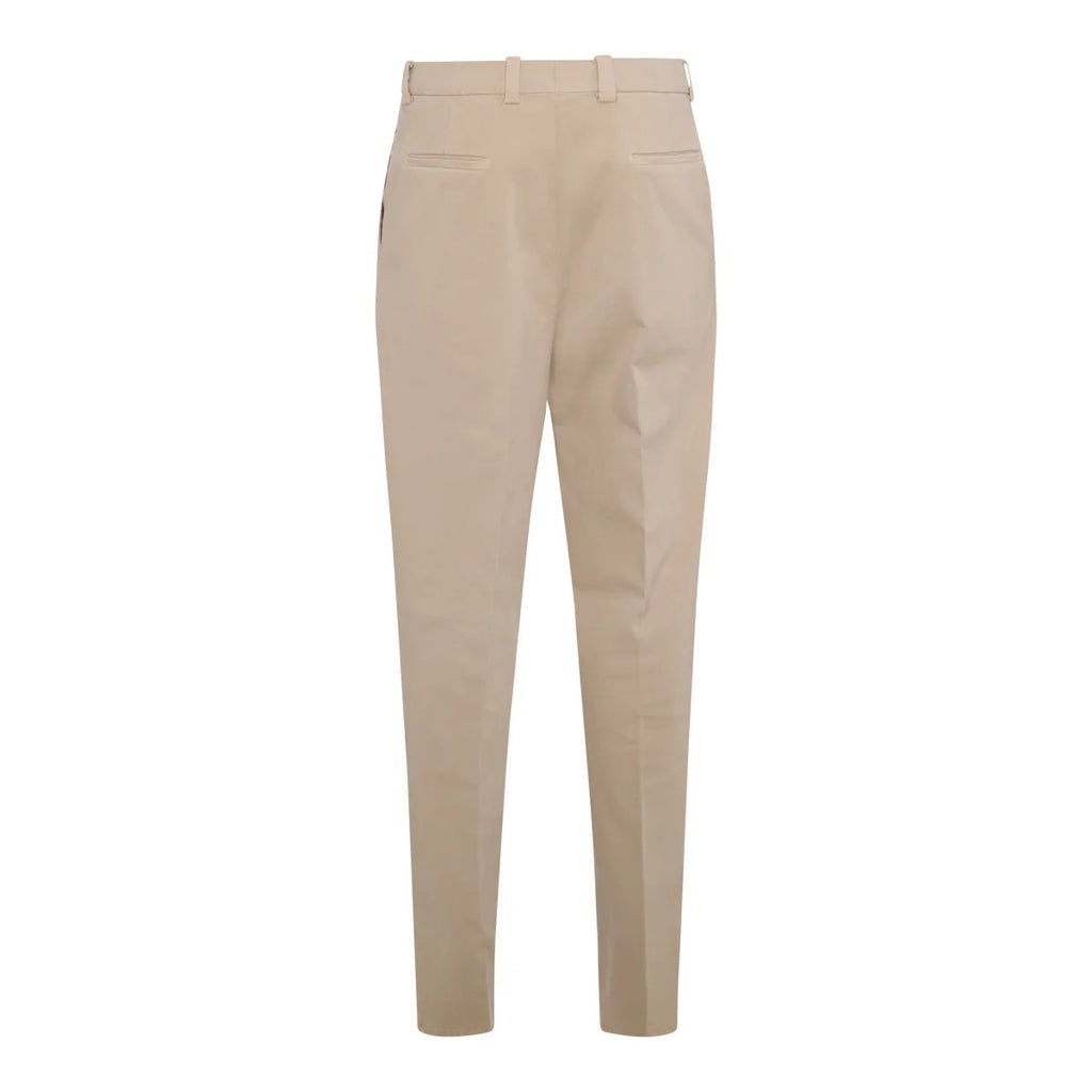 Brunello Cucinelli Brown Cotton Casual Pants