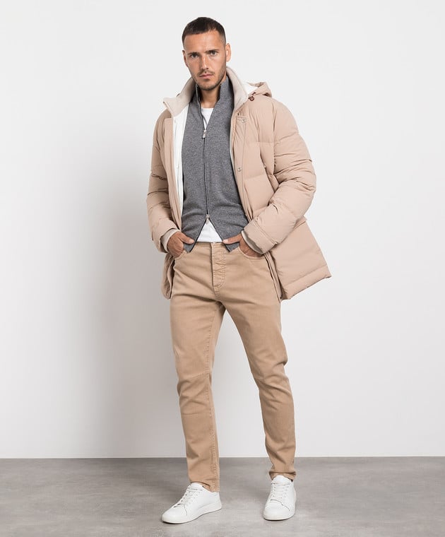 Brunello Cucinelli Army Cotton Jeans Denim