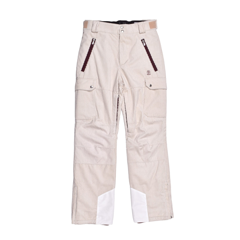 Brunello Cucinelli Bicolor Cotton Athletic Pants