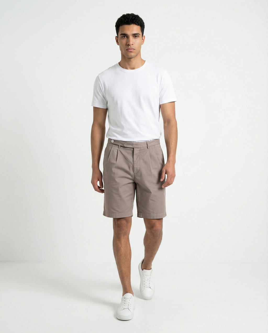 Brunello Cucinelli Brown Cotton Bermuda Shorts