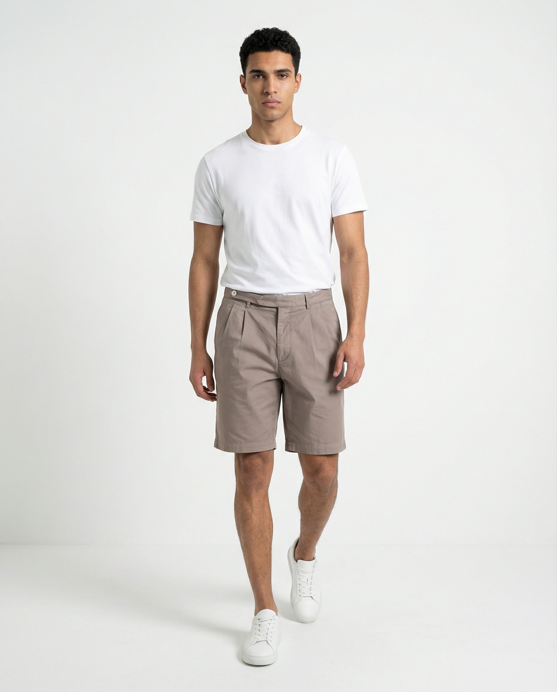 Brunello Cucinelli Brown Cotton Bermuda Shorts